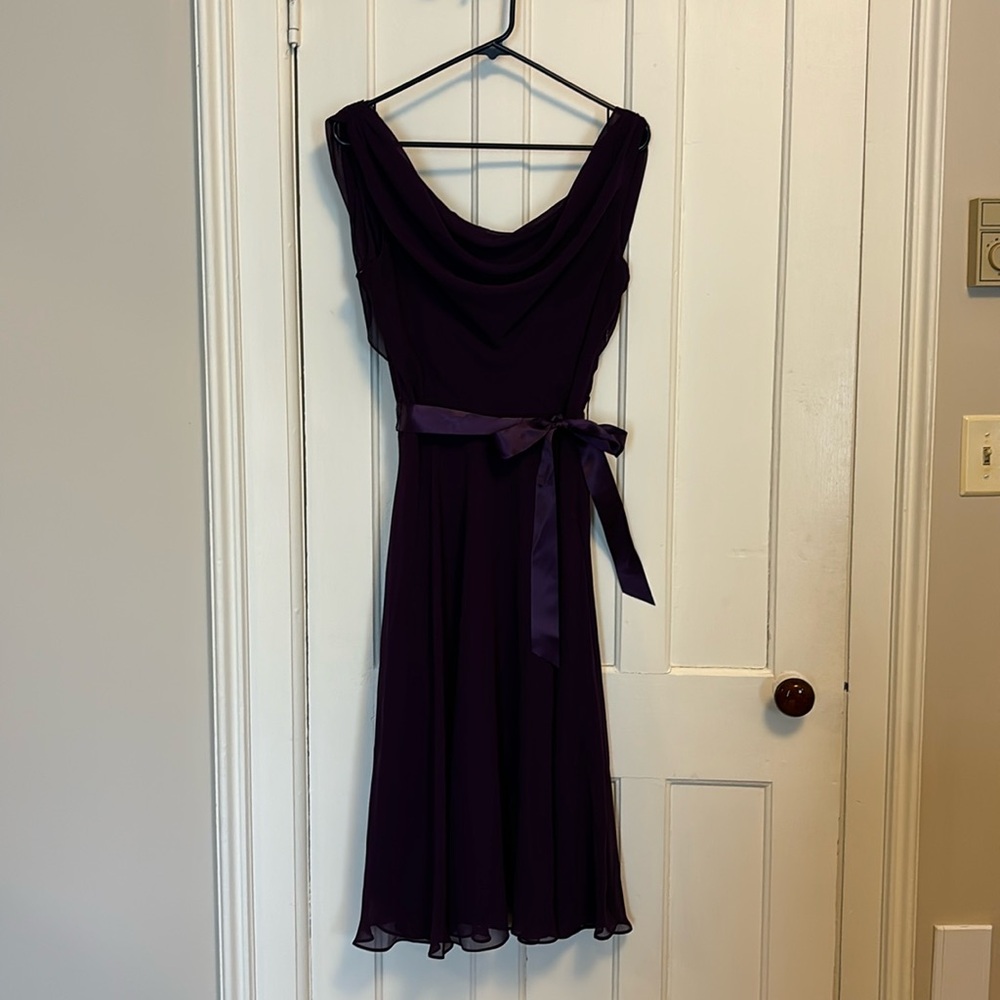 Gorgeous purple JBS cocktail dress, size 6. EUC